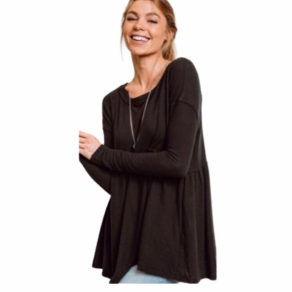 Free People Tops - Free People Forever Your Girl Tunic T Shirt